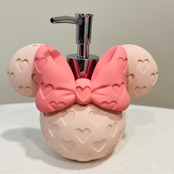 Disney Bath Disney Mickey Minnie Mouse Head Shape Lotion Soap Dispenser Pink Poshmark